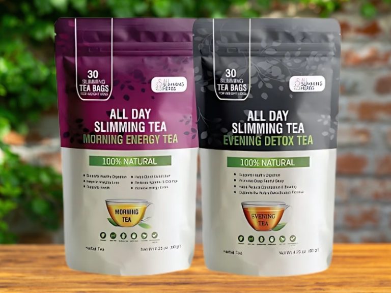All Day Slimming Tea Review Morning Energy Evening Detox Herbal Tea Blends for Weight Loss