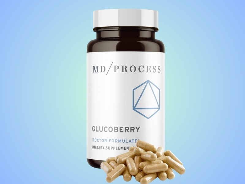GlucoBerry Review MD Process Doctor Formulated Blood Sugar Drain Glucose Support
