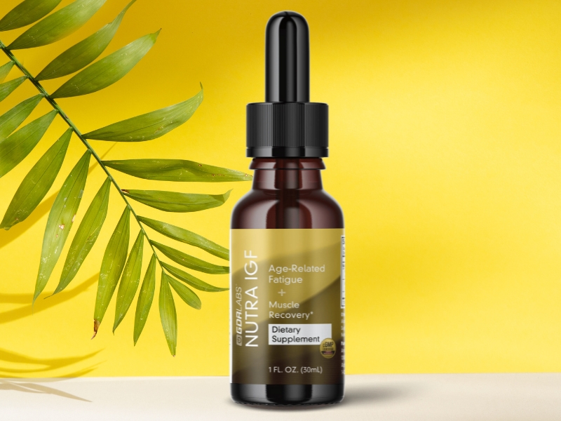 Nutra IGF Best OTC Liquid HGH Booster IGF-1 Growth Factor Drops by GDR Labs Under Review