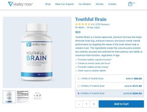 Youthful Brain Supplement Reviews Vitality Now Happy Brain Safe Effective 2025